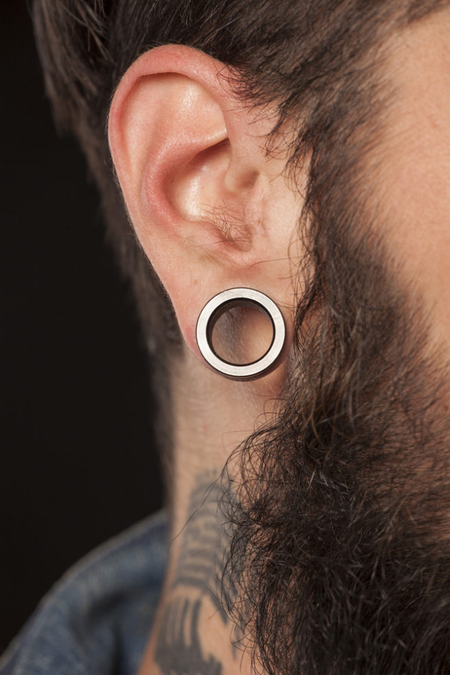 Кольцо в ухо мужское фото